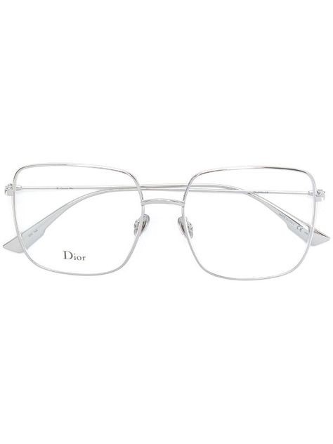 Dior Eyewear Stella Glasses - Farfetch Dior Glasses, Dior Eyewear, Eyewear Fashion, Mens Glasses, Prescription Glasses, Brand You, Modern Luxury, Protective Cases, Mirrored Sunglasses