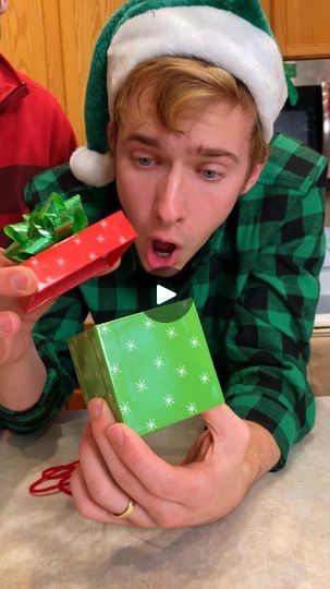 508K views · 5.4K comments | Pull the String, get a Gift -- Family Game 🎁 | Pull the String, get a Gift -- Family Game 🎁 Kids, Dad, and family play Christmas gift party game with strings and small presents. Fun holiday game for... | By Benson Bros | Facebook Present String Pull Game, Benson Bros, Fun Holiday Games, Diy Christmas Presents, Holiday Games, Family Game, Christmas Games, Party Game, Family Games