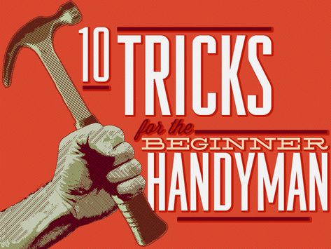 10 Tricks for the Beginner Handyman | 'Up your handyman know-how with these 10 simple but extremely effective tricks.' Home Decor For Men, Caulking Tips, Handyman Business, Diy Handyman, Handyman Projects, The Family Handyman, Home Fix, Design Your Kitchen, Handyman Services