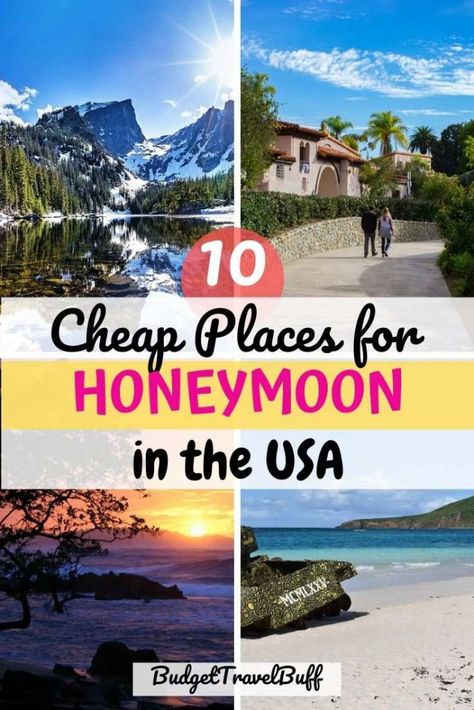 Top 10 Cheap Honeymoon Destinations in the USA Cheap Romantic Getaways U.s. States, Honeymoon Locations In The Us, Cheap Getaways Couple, Best Romantic Getaways In The Us, Anniversary Trips On A Budget, Anniversary Trips In The United States, Romantic Vacations In The Us, Romantic Destinations United States, Romantic Getaways In The Us