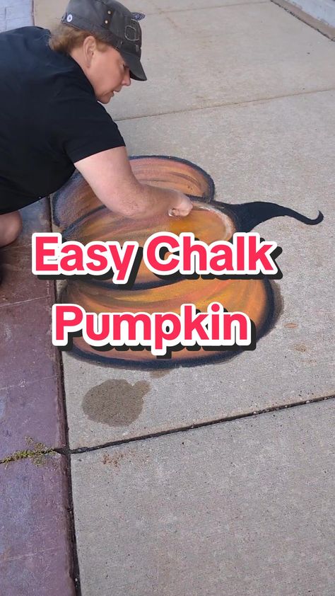 Thanksgiving Sidewalk Chalk Art, Halloween Sidewalk Chalk Art Ideas Easy, Fall Chalk Art Sidewalk, Fall Sidewalk Chalk Art Ideas, Pumpkin Chalk Art, Fall Sidewalk Chalk Art, Chalk Ghost, Halloween Sidewalk Chalk Art, Sidewalk Chalk Pictures