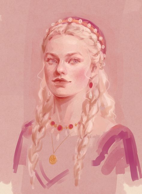 Dalbe Young Rhaenyra, Daenerys Targaryen Art, Medieval Paintings, A Dance With Dragons, Fire And Blood, Targaryen Art, Asoiaf Art, Targaryen Aesthetic, Anime Black Hair