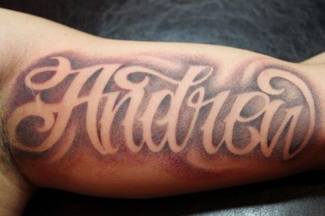 Shaded Lettering Tattoo, Name Tattoo Shaded, Name Tats Tattoo Ideas, Name Tattoo Designs For Men Fonts, Reverse Shading Tattoo, Tattoo Planning, Chicana Art, Negative Space Tattoo, Tattoo Shading