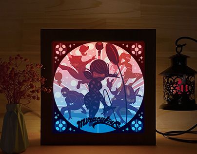 Shadow Light Box, Disney Canvas Art, Decorative Night Lights, Shadow Box Svg, Paper Cut Design, Shadow Box Art, 3d Shadow Box, Paper Light, Crate Paper