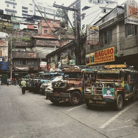 Philippines Street Photography, Jeepney Aesthetic, Manila Slums, Jeepney Philippines, Philippines Street, Philippines City, Philippines Aesthetic, Canva Free Elements, Philippines Cities