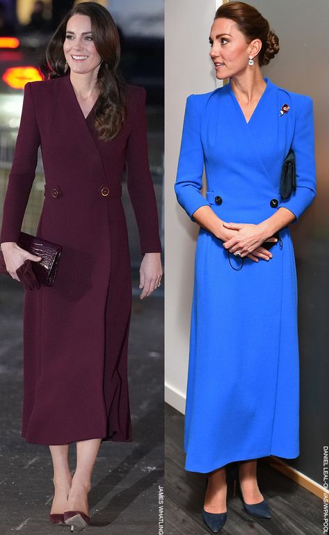 Kate Middleton in Burgundy for Royal Carols: Together At Christmas The Christmas Carol, Kate Middleton Style Outfits, Looks Kate Middleton, Kate Middleton Outfits, Diana Fashion, Princess Catherine, The Royals, Royal Outfits, Kate Middleton Style