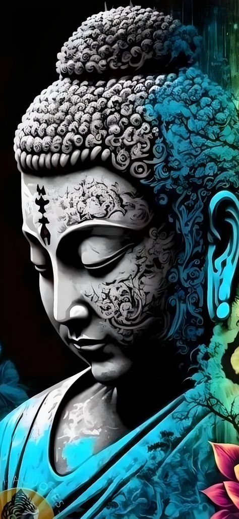 Buddha Image Wallpaper, New 4k Wallpaper, Buddha Image Wallpaper Hd, Gautam Buddha Image, 4k Portrait Wallpaper, Buddha Canvas Art, Iphone Wallpaper Hd Original, Buddhist Tattoo, Instagram Black Theme