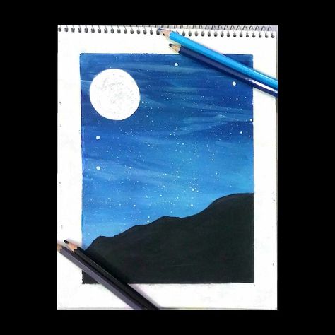 Blue Canvas Painting Ideas Easy Diy, Sky Lantern Drawing, Colour Wheels, Lantern Drawing, Learning Drawing, Cute Easy Paintings, Drawing Stars, Paintings Ideas, Pink Wallpaper Girly