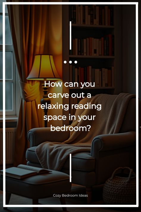 Comfortable bedroom reading area with soft lighting and blanket Reading Retreat, Peaceful Reading, Cozy Bedroom Decor, Reading Space, Relaxing Reading, Accent Wall Paint, Reading Area, Romantic Retreat, Bedroom Decor Cozy