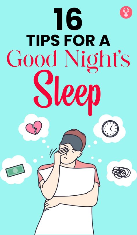 16 Tips For A Good Night’s Sleep: After a long and tiring day, nothing feels as comforting and relaxing as a good night’s sleep. However, getting such quality sleep is not easy. And just like everything else, you have to work for it. Here are sixteen tips that can help you sleep better and ensure easy awakening. #sleep #tips #tricks #hacks #health #wellness How To Have Good Dreams At Night, How To Get The Best Sleep, Tips For Better Sleep, How To Sleep Better, Better Sleep Tips, Tips For Sleeping, Not Enough Sleep, Sleep Hacks, Sleeping Hacks