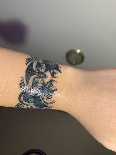 Wrist Tattoos For Women Cover Up Ideas, Cover Up On Wrist Tattoo, Name Tattoo Cover Up Ideas Wrist, Hand Cover Ups Tattoos, Name Cover Up Tattoos For Women On Wrist, Medusa Tattoo Cover Up, Wrap Around Wrist Tattoos Cover Up, Cute Cover Up Tattoos For Women On Wrist, Medusa Tattoo Wrist