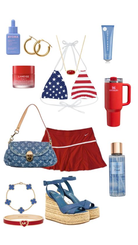 summer outfit aesthetic • vintage americana • 4th of july • lana del rey • red blue outfit • aesthetic Red Blue Outfit, Outfit Aesthetic Vintage, Lana Del Rey Red, Blue Outfit Aesthetic, Summer Outfit Aesthetic, Fourth Of July Outfit, Vintage Americana, Outfit Aesthetic, Blue Outfit