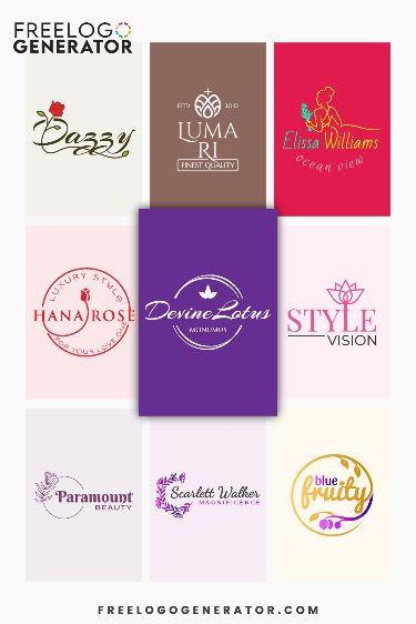 Create Your Own Stunning Beauty Logo in Minutes with Our Easy-to-Use Online Logo Maker makelogo #femininelogo Logo Maker App, Logo Maker Free, Fast Logo, Free Logos, Logo Generator, Company Logos, Feminine Logo, Online Logo, Rose Style