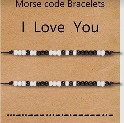 Morse Code Bracelets, Code Bracelets, Diy Kandi Bracelets, Shoes Fall, Bracelet Craft Diy, Diy Jewelry Unique, Bead Charms Diy, Diy Bracelets Easy, Diy Bracelets Patterns