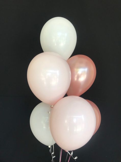 Blush And Gold Party, Blush Pink Balloons, Blush Pink Baby Shower, Blush Balloons, Blush Decor, Blush Bridal Showers, Bridal Shower Balloons, Shower Balloons, Shabby Chic Baby