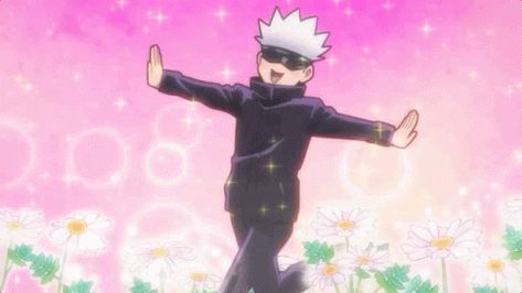 Gojo Satoru Jujutsu Kaisen GIF - GojoSatoru JujutsuKaisen - Discover & Share GIFs Bahasa Jepun, Arte Gif, Anime Gifs, Anime Expressions, Memes Anime, Funny Wallpaper, Anime Meme, Anime Stickers, Art Anime