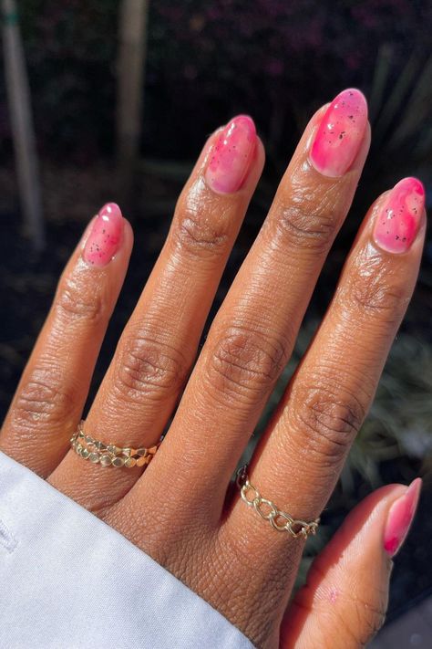 Jelly Nail Trend, Watermelon Jelly Nails, Jelly Nails Summer, Jelly Dip Nails, Jelly Toe Nails, Nails Jelly Polish, Diy Jelly Nails, Summer Jelly Nails, Jelly Nail Designs