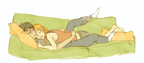 a nap at the burrow by trustahope on DeviantArt Kaname Kuran, Harry And Ginny, The Burrow, Harry Potter Fanfiction, Ginny Weasley, Vampire Knight, Harry Potter Love, Harry Potter Obsession, Story Characters