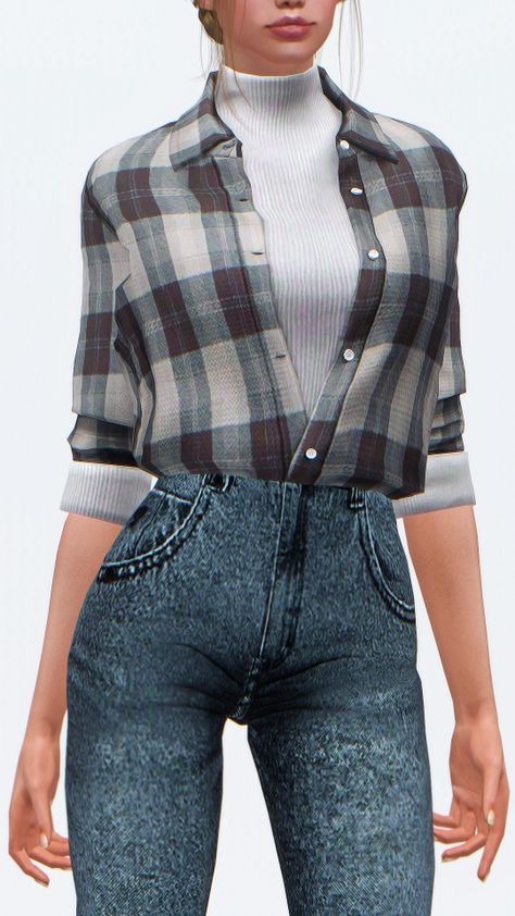 4t3 Cc, Ts3 Cc, Sims 3 Cc Finds, Sims Inspiration, Plaid Hoodie, Sims4 Cc, Cc Finds, Sims 3, Sims Cc