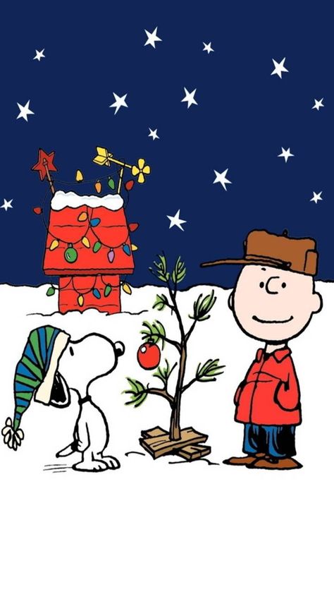 A Charlie Brown Christmas, Charlie Brown Christmas Tree, Disney Vintage, Illustration Noel, Peanuts Christmas, Brown Christmas, Christmas Time Is Here, Charlie Brown Christmas, Snoopy Christmas