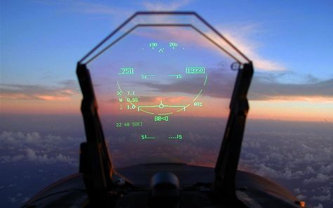 F-18 HUD Army Pilot, Teknologi Futuristik, F22 Raptor, Airplane Fighter, Military Jets, F 35, Head Up Display, Fighter Pilot, Heads Up