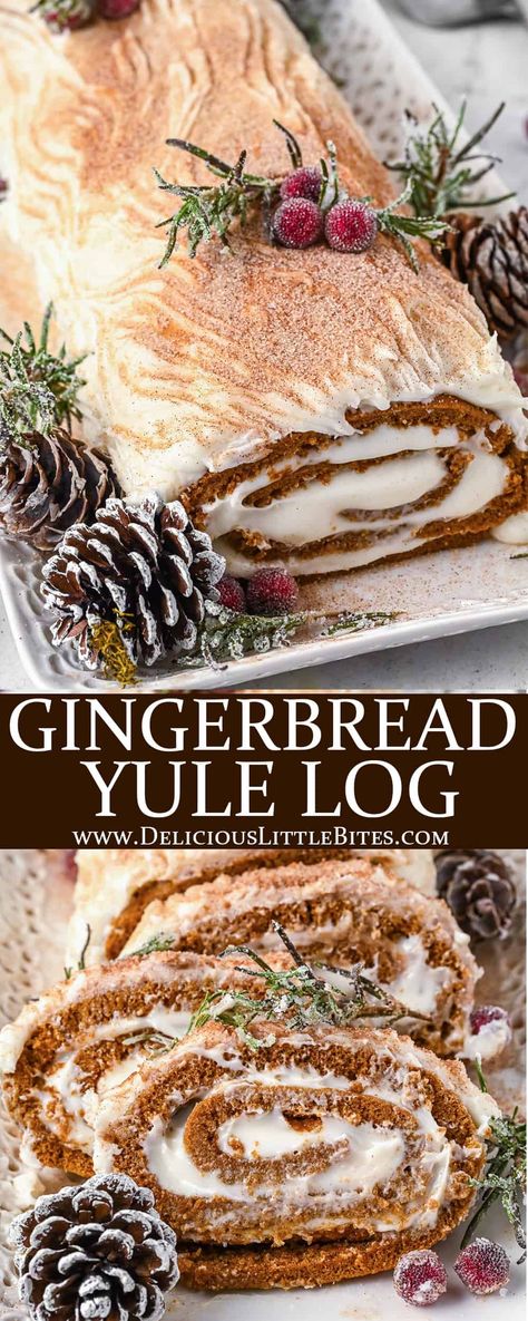 Peppermint Yule Log Cake, Yule Log Cake Aesthetic, Eggnog Yule Log, Keto Yule Log Cake, Ginger Yule Log, Spice Cake Yule Log, Birch Yule Log Cake, Thanksgiving Yule Log Cake, Gingerbread Jelly Roll Cake