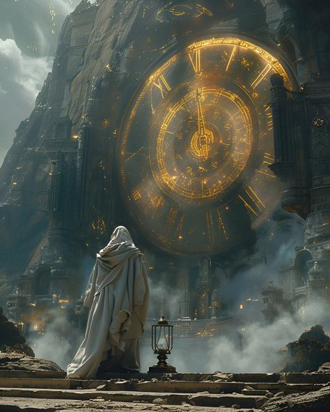 Chronos, the god of time #aiart #ai #digitalart #aicommunity #aiartcommunity #godsowncountry God Of Technology, Chronos God Of Time, Time Concept Art, Creation Of World, God Of Time, Fantasy Vibes, Greek Titans, Time God, Rock Mountain