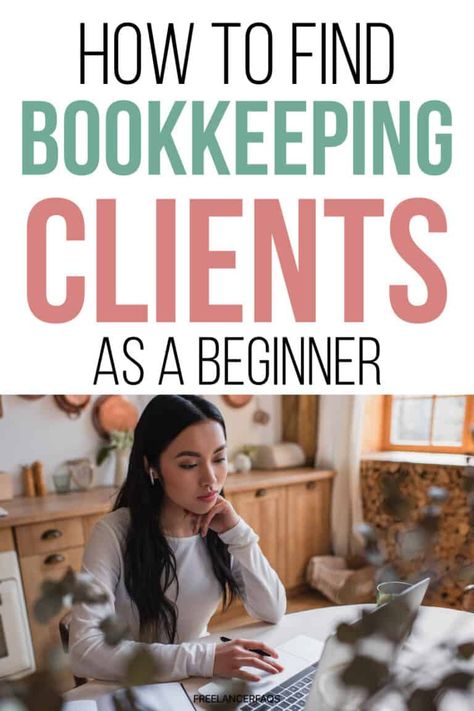 If you are interested in freelancing and working from home learn how to find bookkeeping clients as a beginner! How To Start Bookkeeping Business, Become A Bookkeeper, Bookkeeping Price Packages, How To Start A Bookkeeping Business From Home, Bookkeeping Marketing Ideas, Starting A Bookkeeping Business, Bookkeeping For Beginners, How To Become A Bookkeeper, Book Keeping For Beginners