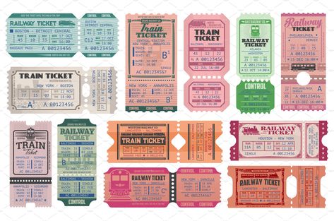 Train Ticket Art, Train Branding, Vintage Train Ticket, Transport Art, Ghost Train, Train Ticket, Train Trip, Vintage Ticket, Travel Tickets