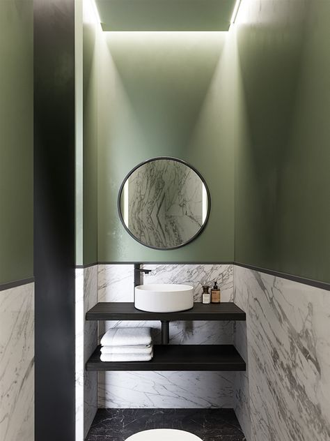 Luxury Bathroom Mirror, Bathroom Mirror Ideas, Modern Luxury Bathroom, Wc Design, Modern Small Bathrooms, Luxury Master Bathrooms, Washroom Design, Bath Mirror, Powder Room Design