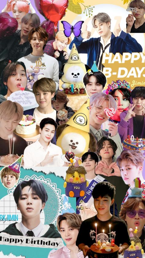 Happy Birthday Jimin 💜🎉🫶🎂 🎈❤️ #bts#jimin#jiminbts Happy Birthday Jimin, Jimin Birthday, Bts Happy Birthday, Bts Birthdays, First Love Bts, Bts Jimin, Park Jimin, Bts Army, Are You Happy