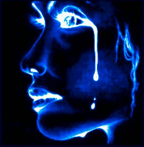 BLUE TEARS... Jimi Jamison, Rhapsody In Blue, Face Photo, Feeling Blue, Love Blue, Akita, Blue Aesthetic, Blue Hues, Blue Light