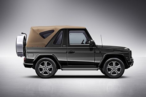 Image of Mercedes-Benz Says Goodbye to the G-Class Cabriolet with the Final Edition Jeep Convertible, Mercedes G500, G Class Amg, Mercedes Jeep, Mercedes Benz G500, Mercedes G Wagon, Benz G Class, Mercedes Benz G Class, Benz G