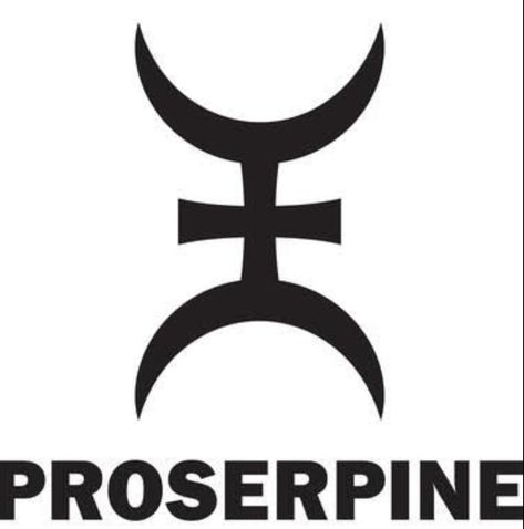 Symbol Of Persephone, Symbols For Persephone, Persephone Symbolism, Hades Sigil, Persephone Sigil, Persephone Tattoo Symbols, Minotaur Cleric, Astrology Glyphs, Persephone Symbol