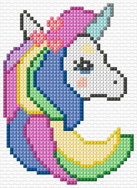 A Cross, Cross Stitch Pattern, Stitch Pattern, Cross Stitch, Rainbow, Pattern