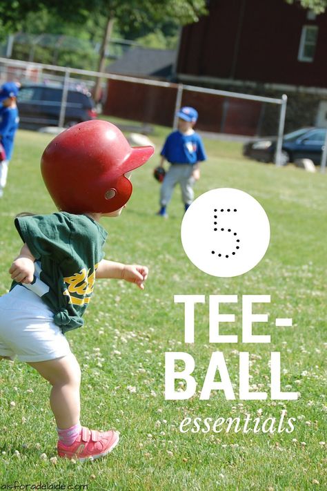 5 essentials for tee-ball season! How To Coach Tball, Tball Drills For Kids Fun, Baseball Practice Outfit, T Ball Drills, Tee Ball Practice Ideas, Baseball Mom Essentials, Tball Practice Ideas, Tball Drills, Tball Practice