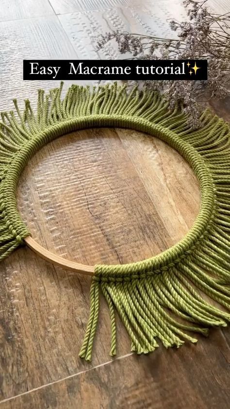 Amazing creation Made by @knotsoentangled . . . . #macramelove #craft #macrame #homedecor #macramé #macramelover #reel‪… | Instagram Eclectic Diy, Spiegel Diy, Simpul Makrame, Macrame Mirror, Boho Crafts Diy, Makramee Diy, Diy Boho Decor, Rope Decor, Macrame Wall Hanging Diy