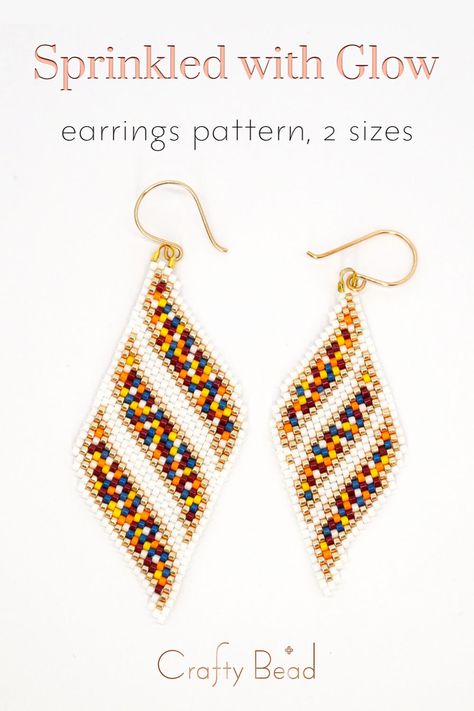 Elegant Beaded Earrings, Playful Wedding, Miyuki Earrings, Free Jewellery Making Tutorials, Miyuki Beads Pattern, Diy Seed Bead Earrings, Seed Bead Jewelry Patterns, Stitch Earrings, Beaded Earrings Diy