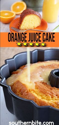 Dessert Orange, Orange Recipes Dessert, Orange Juice Cake, Bundt Recipes, Easy Bundt Cake, Orange Dessert, Boxed Cake Mixes Recipes, Cactus Cake, Cake Mix Desserts