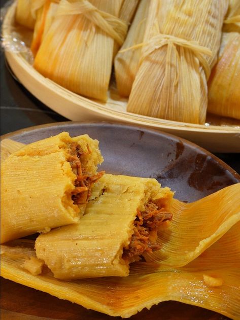 Beef Tamales Beef Tamales Recipe, Best Tamale Recipe, Masa For Tamales, How To Make Tamales, Beef Tamales, Tamales Recipe, Homemade Tamales, Beef Wraps, Corn Husks