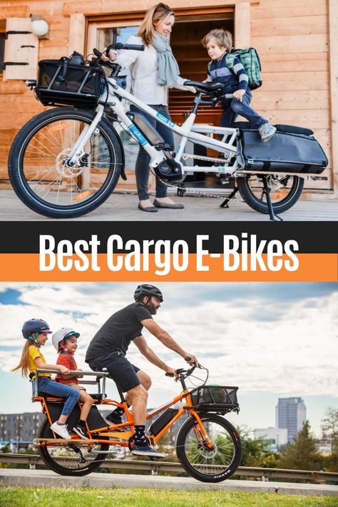 Cargo Bike Kids, Bike Cargo Trailer, Family Cars, Cargo Trailers, Cargo Bike, Commuter Bike, Family Car, E Bike, Bike Life