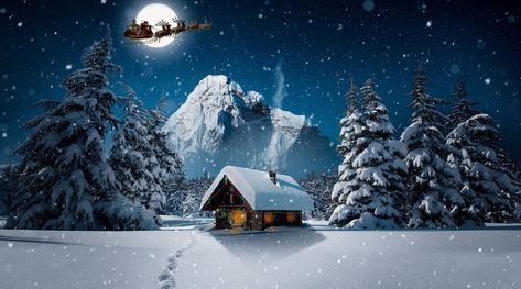 Christmas Winter 4K wallpaper, Holidays, Landscape, Night, Design, Fantasy Christmas Wallpaper Hd, Hd Landscape, Christmas Desktop Wallpaper, Wallpaper Natal, Christmas Background Images, Christmas Wallpaper Free, Christmas Stock Photos, Karel Gott, Christmas Tree Wallpaper