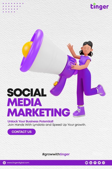 Social media marketing. #socialmedia #marketing #socialmediamarketing #digitalmarketing #instagram #branding #business #marketingdigital #seo #design Tinger Digital Marketing Posts, Tinger Digital, Seo Design, Instagram Fonts, Office Creative, Handwriting Logo, Font Bubble, Composition Painting, Instagram Font