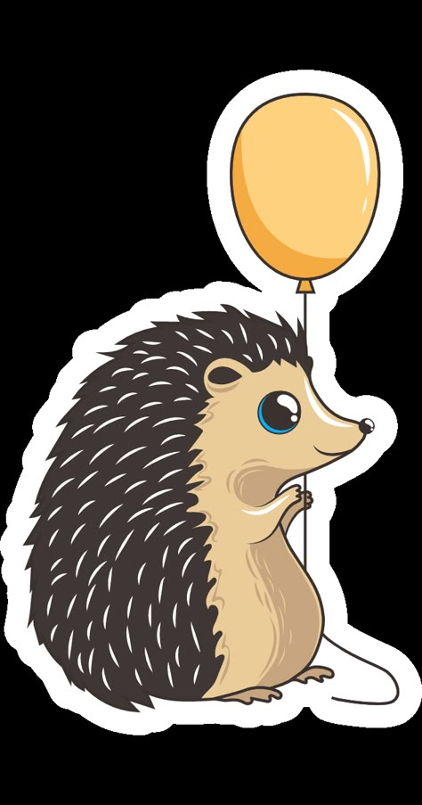 Hedgehog Cartoon Drawing, Cute Hedgehog Drawing, Hedgehog Cartoon, Shark Stickers, Cartoon Hedgehog, Tumblr Pattern, Prismacolor Drawing, Hedgehog Drawing, Hedgehog Illustration