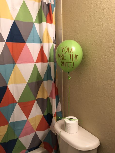 Surprised my teen with this! He laughed so hard! Just a way to make it special for him in his birthday. Morning birthday surprise. Morning Birthday Surprise, Morning Birthday, Birthday Surprise Husband, Birthday Surprise For Him, Birthday Pranks, Birthday Surprises For Him, Birthday Morning Surprise, Bday Gifts For Him, Surprise Gifts For Him