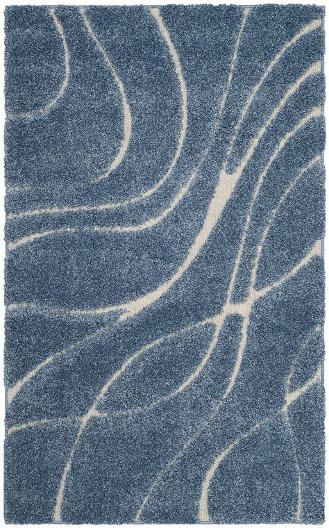 Art Deco Abstract, Carpet Texture, Light Blue Rug, Rug Texture, Blue Carpet, Blue Texture, Cream Area Rug, Abstract Waves, Textured Waves