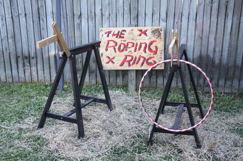 Wild west cowboy party - sawhorse horses Wild West Birthday Party, Indian Birthday Parties, Wild West Birthday, Rodeo Birthday Parties, Cowboy Theme Party, Saw Horse, Wild West Theme, Wild West Party, Western Birthday Party