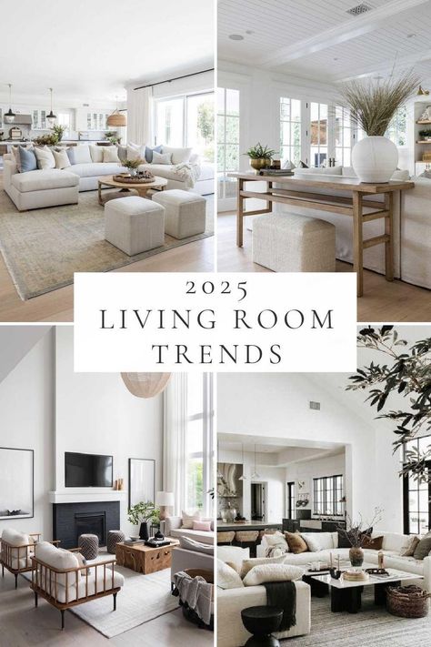 Beautiful Living Room Trends and Decorating Ideas for 2025 – jane at home Contemporary Coastal Living Room, Cozy Neutral Living Room, Neutral Living Room Ideas, Coastal Style Living Room, Lighting Updates, Furnitur Ruang Keluarga, Small Living Room Layout, House Decor Modern, Contemporary Coastal