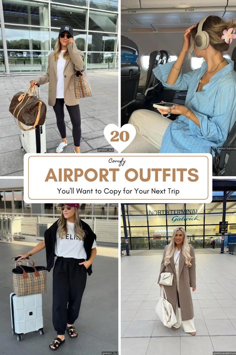 Comfy Airport Outfits Athleisure Outfits Travel, Airport Outfit Mom Travel Style, 1st Class Travel Outfit, Airport Outfits For Long Flights, Chill Travel Outfits, Cozy Plane Outfit, Nice Travel Outfits, Womens Airport Outfits Casual, Plane Attire Travel Outfits