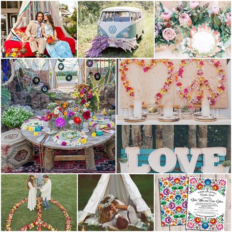 Sixties Party, Van Color, Deco Wedding, Wedding Deco, Porter, Table Decorations, Van, Color, Hippies